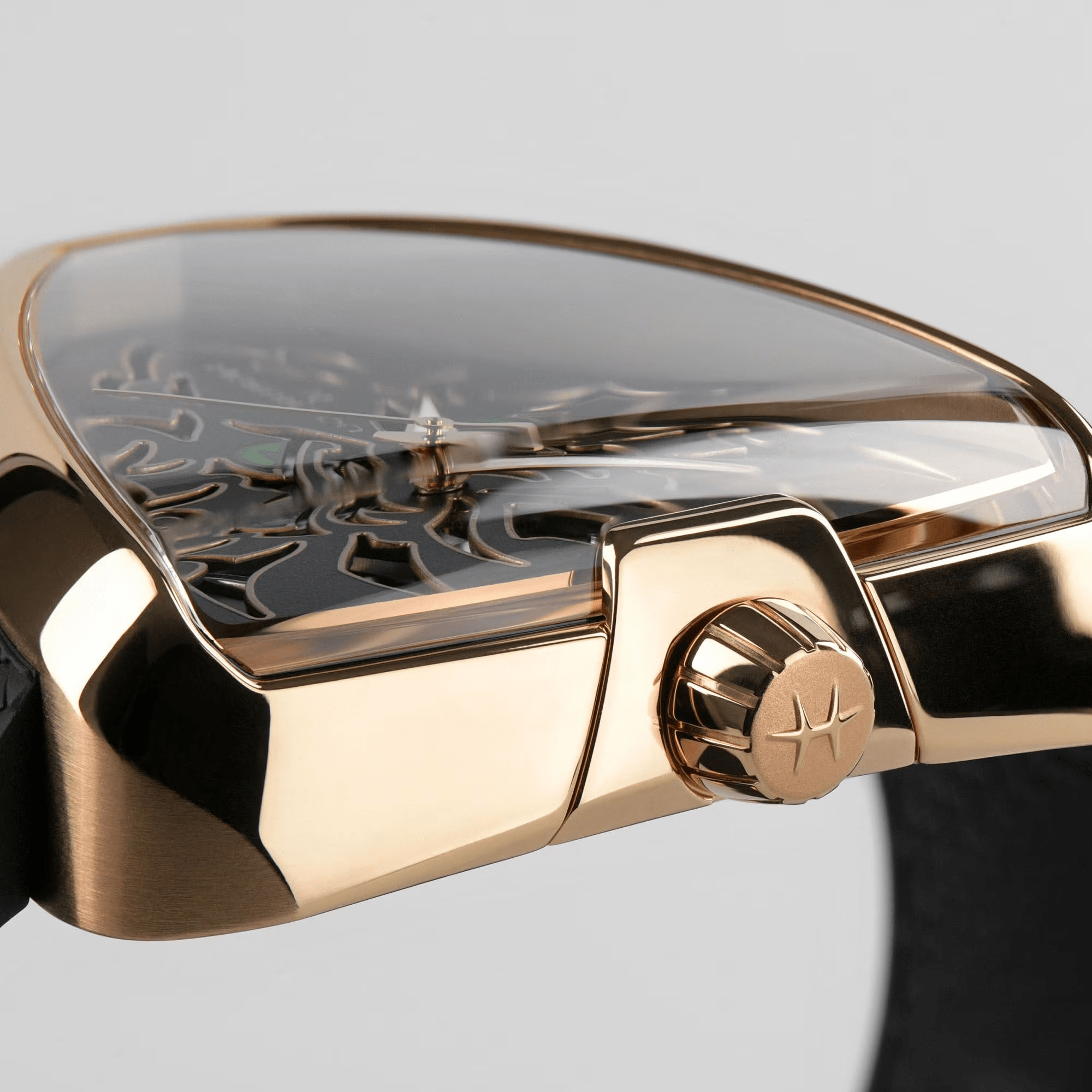 Hamilton Ventura Elvis80 Skeleton Auto Rose Gold Men's Watch H24525332