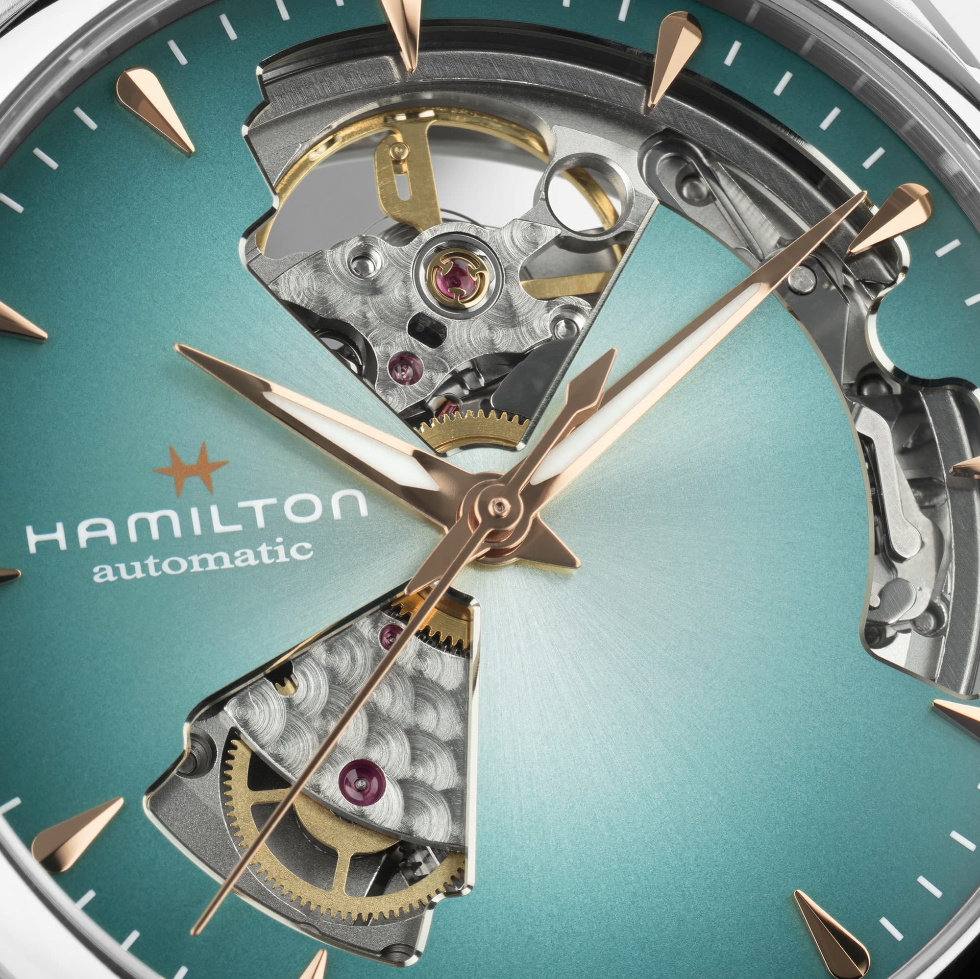 Hamilton Jazzmaster Open Heart Auto 36mm Blue Dial Women's Watch H32215143