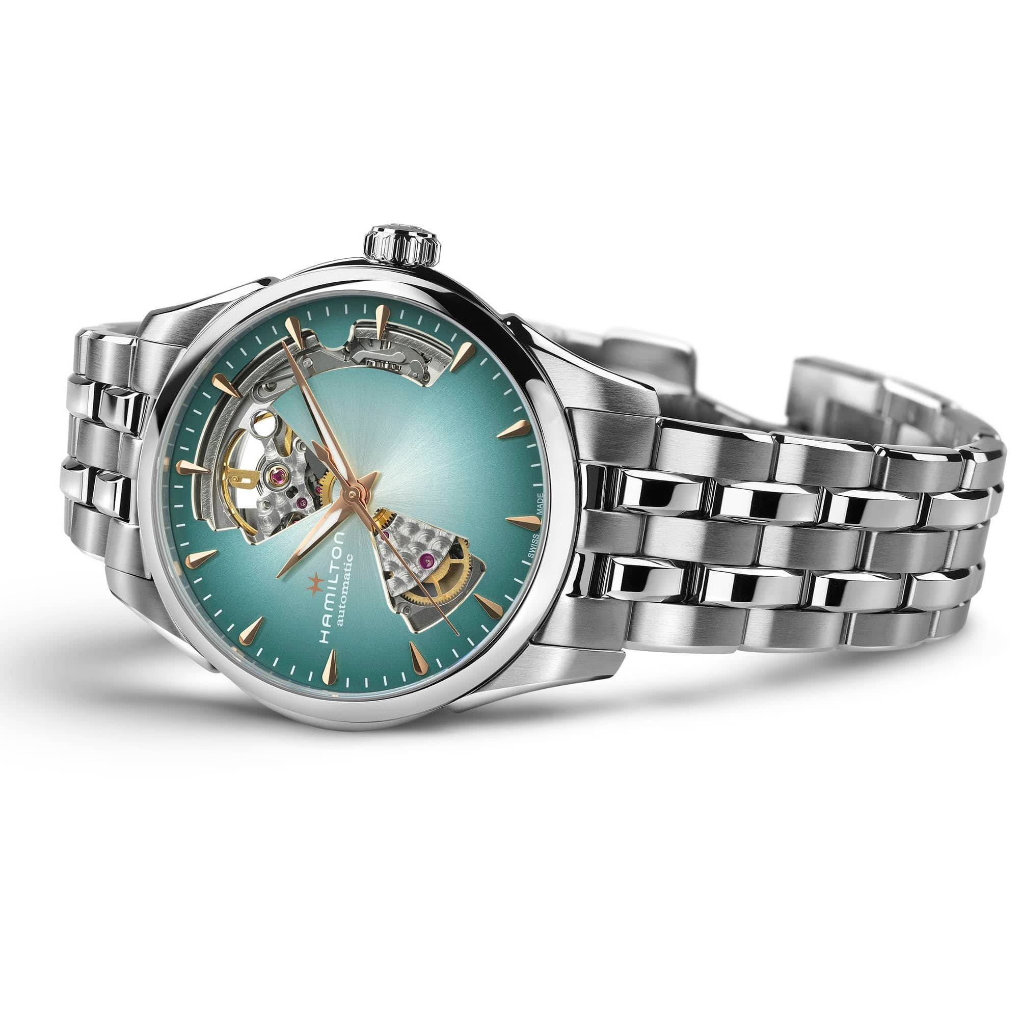Hamilton Jazzmaster Open Heart Auto 36mm Blue Dial Women's Watch H32215143
