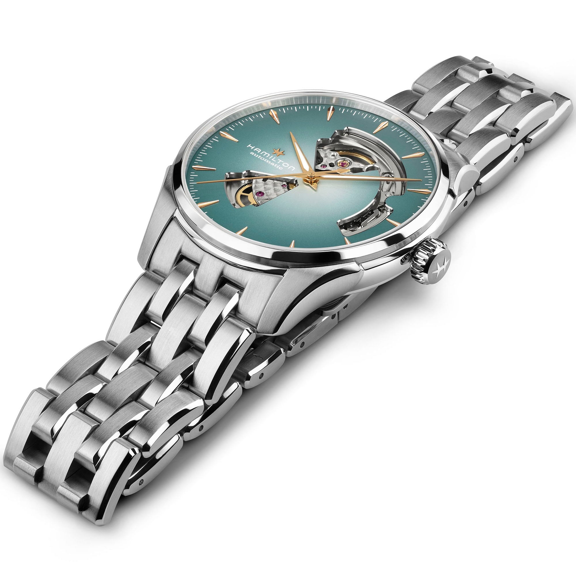 Hamilton Jazzmaster Open Heart Auto 40mm Blue Dial Men's Watch H32675141