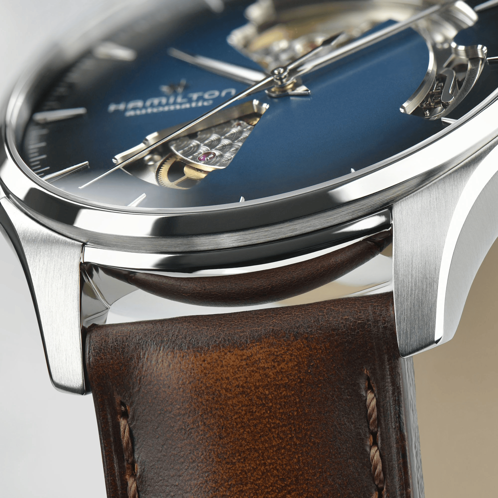 Hamilton Jazzmaster Open Heart Auto 40mm Blue Dial Men's Watch H32675540