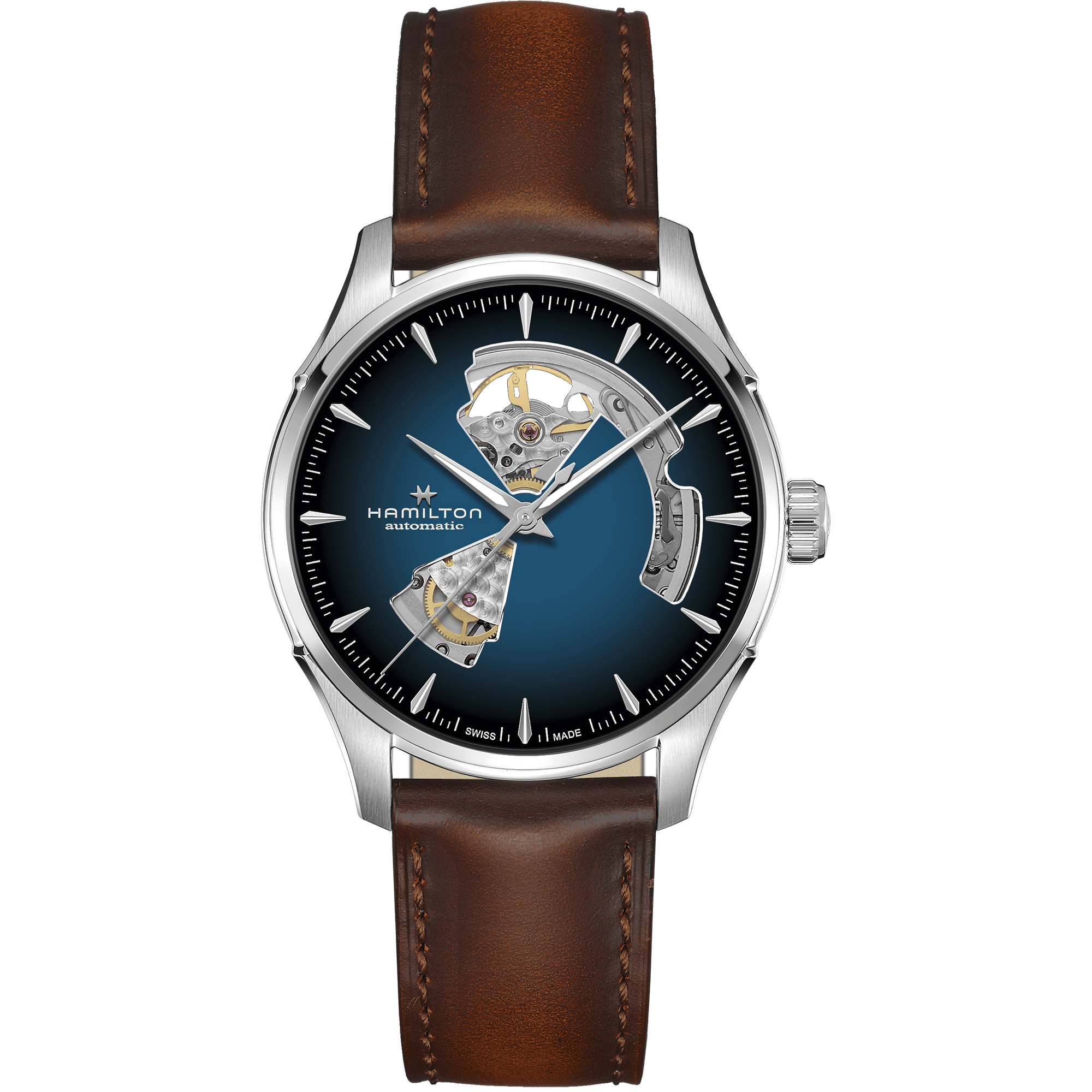 Hamilton Jazzmaster Open Heart Auto 40mm Blue Dial Men's Watch H32675540
