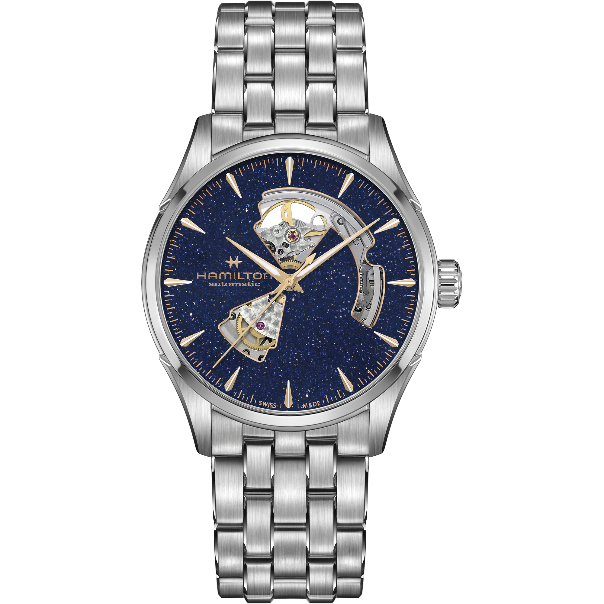 Hamilton Jazzmaster Open Heart Auto 42mm Blue Dial Men's Watch H32705140