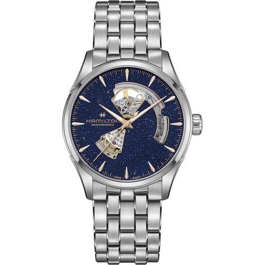 Hamilton Jazzmaster Open Heart Auto 42mm Blue Dial Men's Watch H32705140