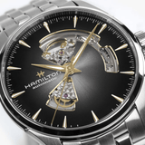 Hamilton Jazzmaster Open Heart Auto 42mm Grey Sunray-Brushed Dial Men's Watch H32705180
