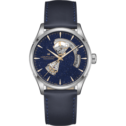 Hamilton Jazzmaster Open Heart Auto 42mm Blue Aventurine Dial Men's Watch H32705640
