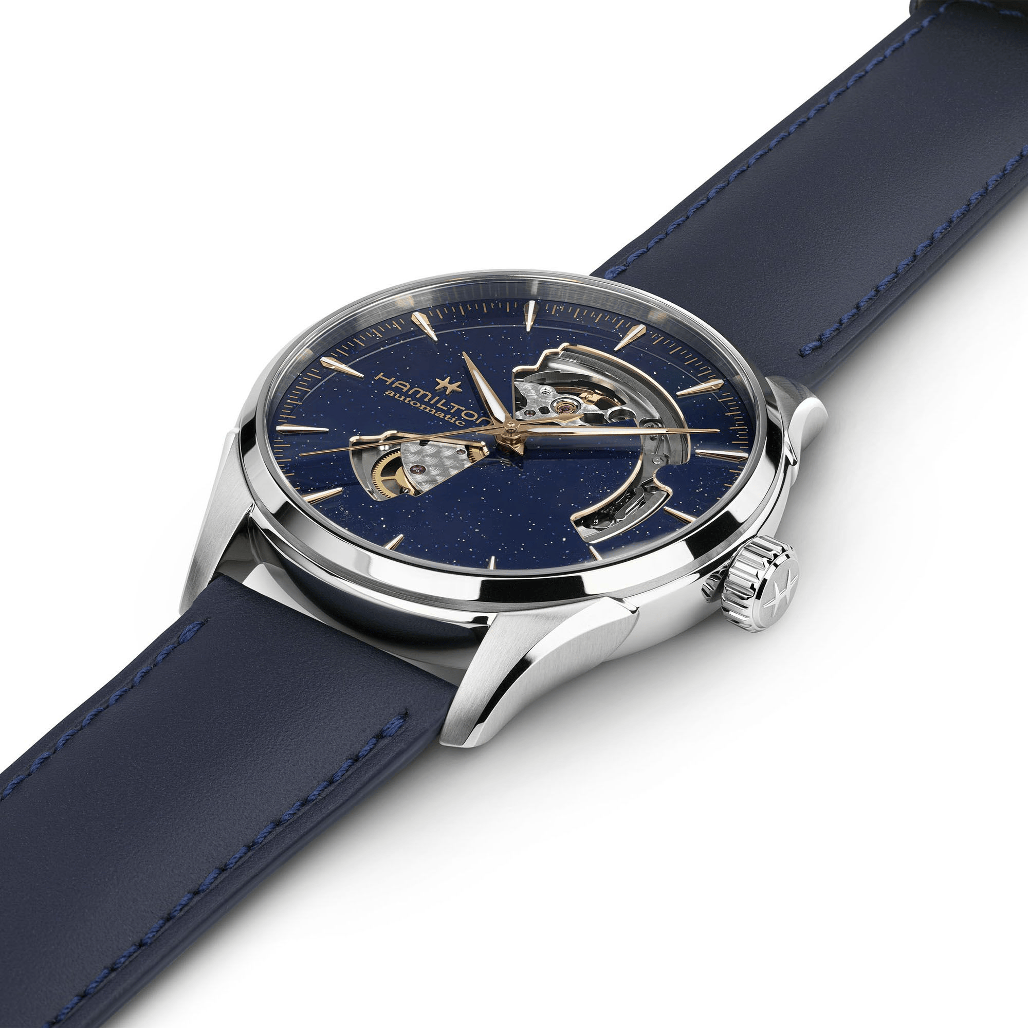 Hamilton Jazzmaster Open Heart Auto 42mm Blue Aventurine Dial Men's Watch H32705640