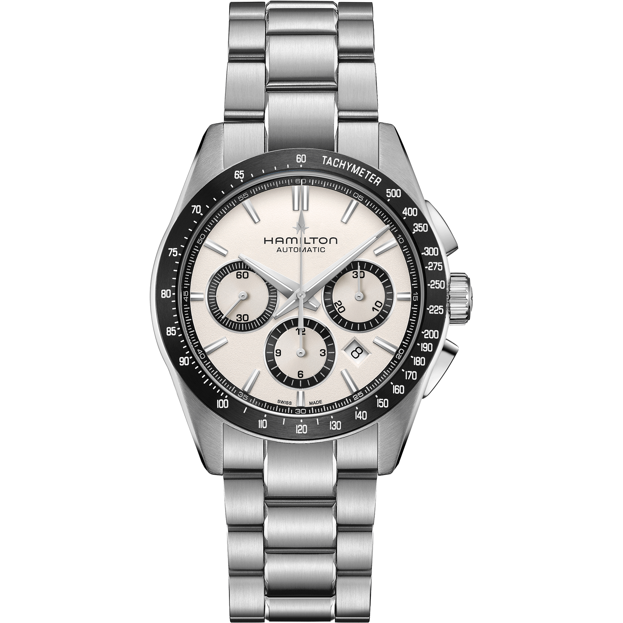 Hamilton Jazzmaster Performer Auto Chrono 42mm White Dial Men's Watch H36606110