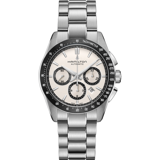 Hamilton Jazzmaster Performer Auto Chrono 42mm White Dial Men's Watch H36606110