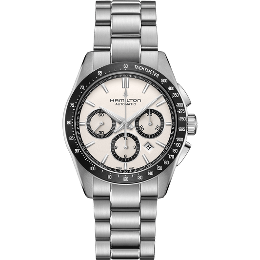 Hamilton Jazzmaster Performer Auto Chrono 42mm White Dial Men's Watch H36606110