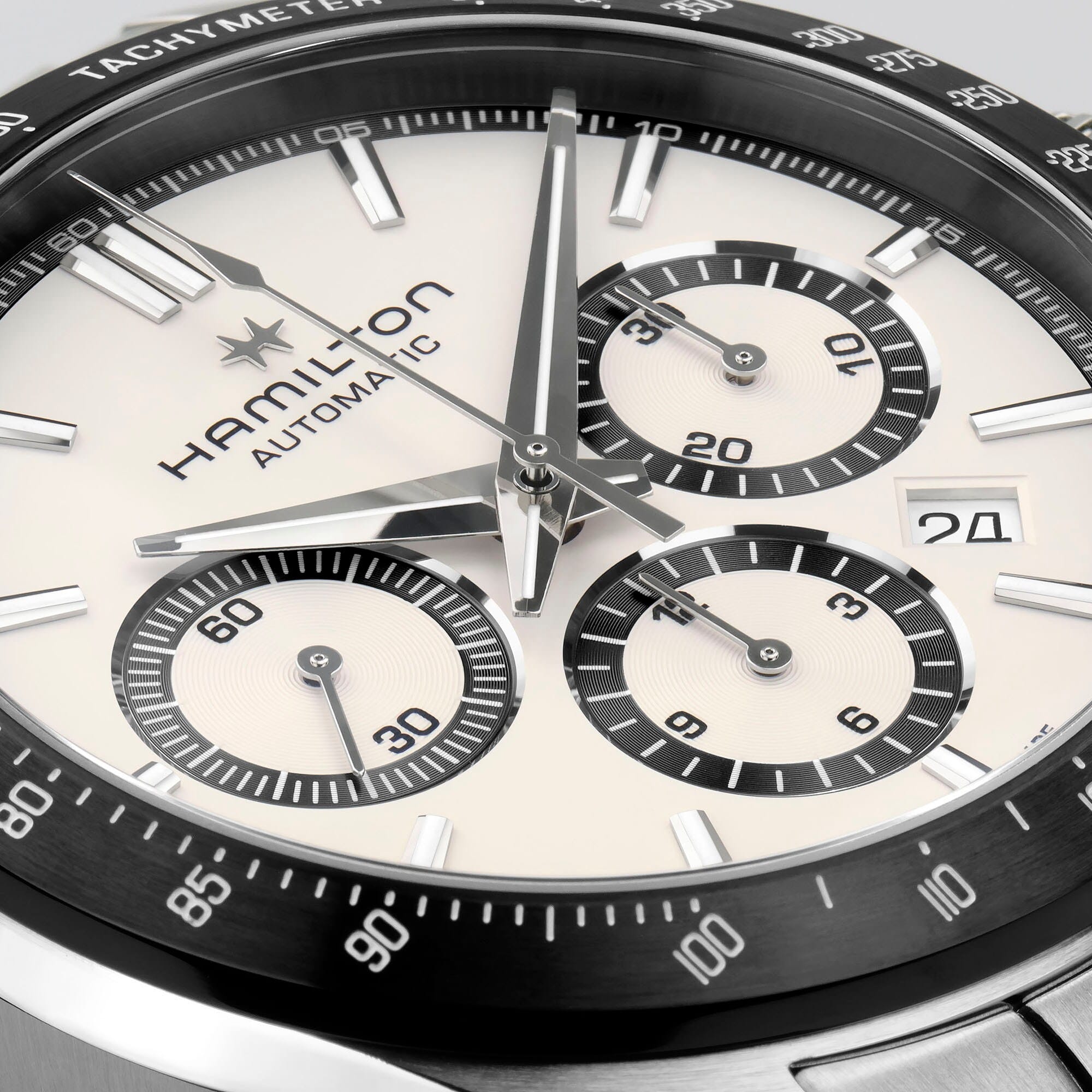 Hamilton Jazzmaster Performer Auto Chrono 42mm White Dial Men's Watch H36606110