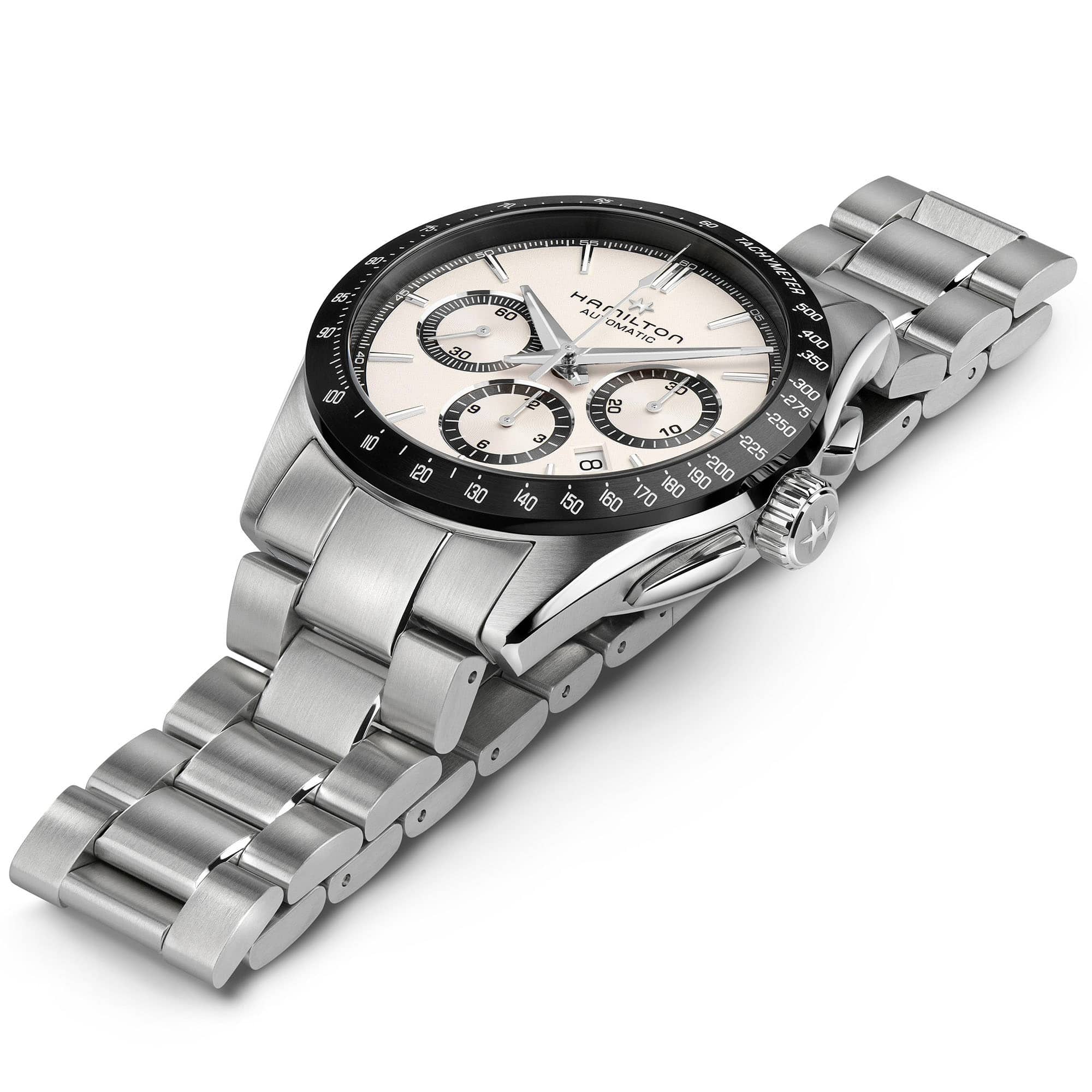 Hamilton Jazzmaster Performer Auto Chrono 42mm White Dial Men's Watch H36606110