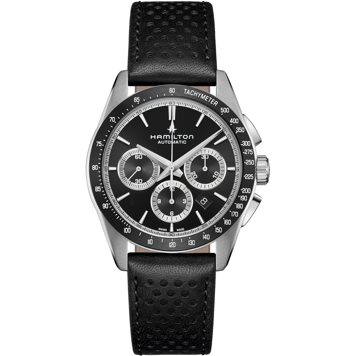 Hamilton Jazzmaster Performer Auto Chrono 42mm Black Dial Men's Watch H36606730