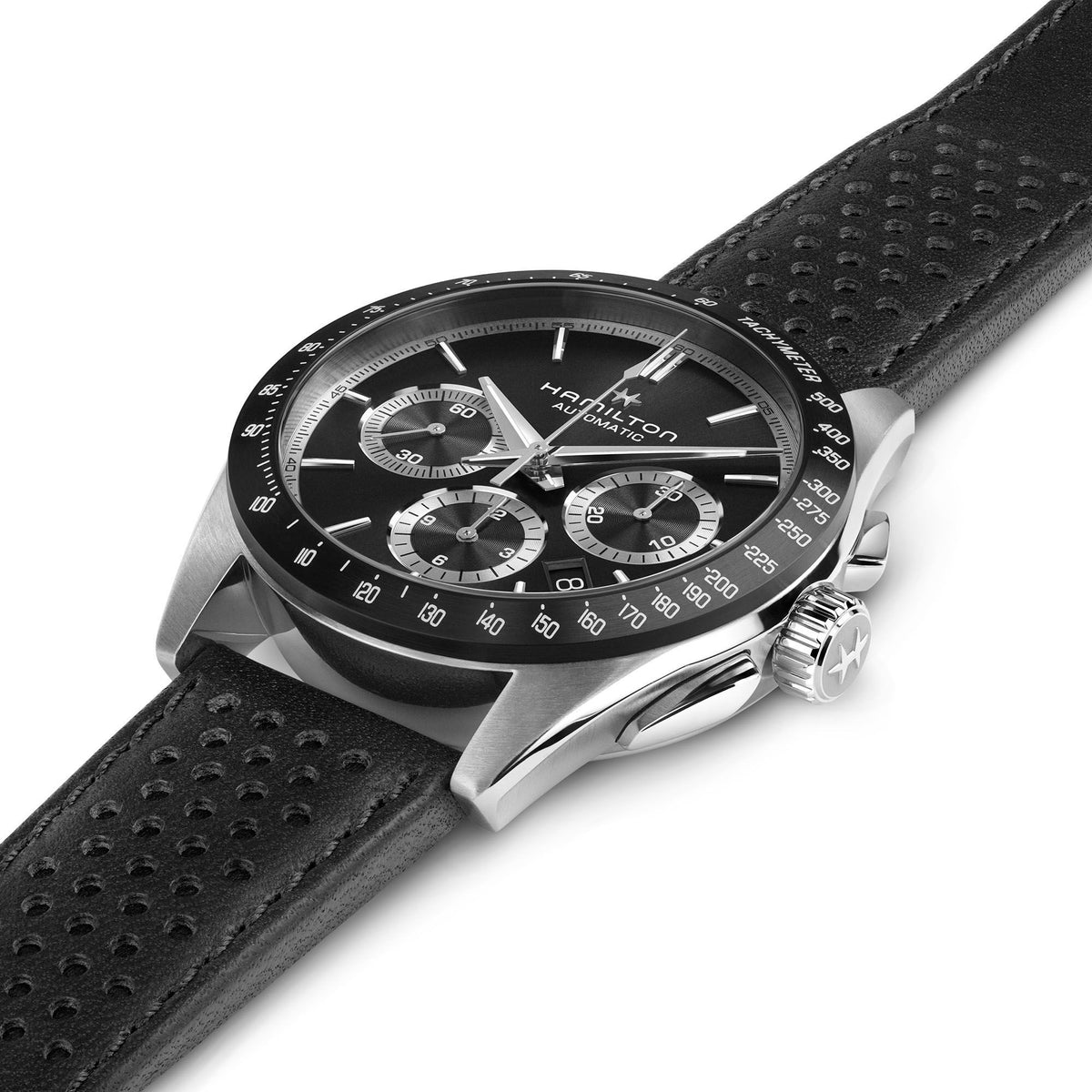 Hamilton Jazzmaster Performer Auto Chrono 42mm Black Dial Men's Watch H36606730