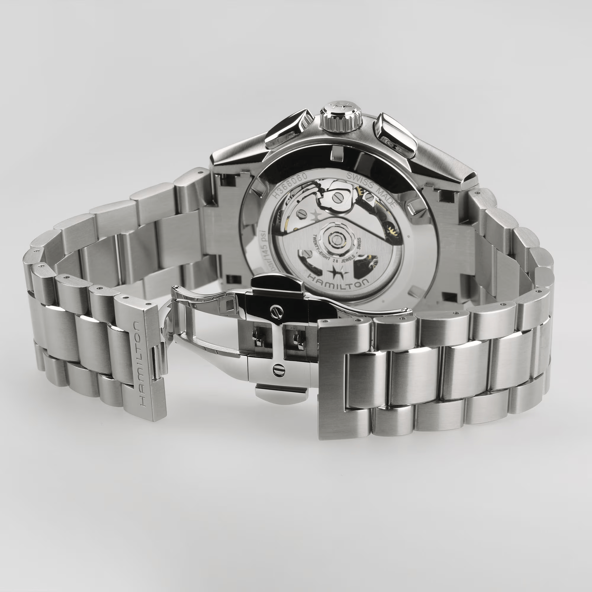 Hamilton Jazzmaster Performer Auto Chrono 42mm White Dial Men's Watch H36606110