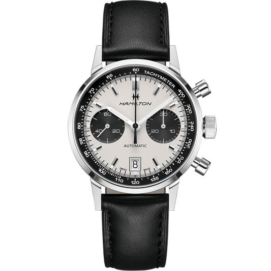 Hamilton American Classic Intra-Matic Auto Chrono 40mm White Dial Men's Watch H38416711