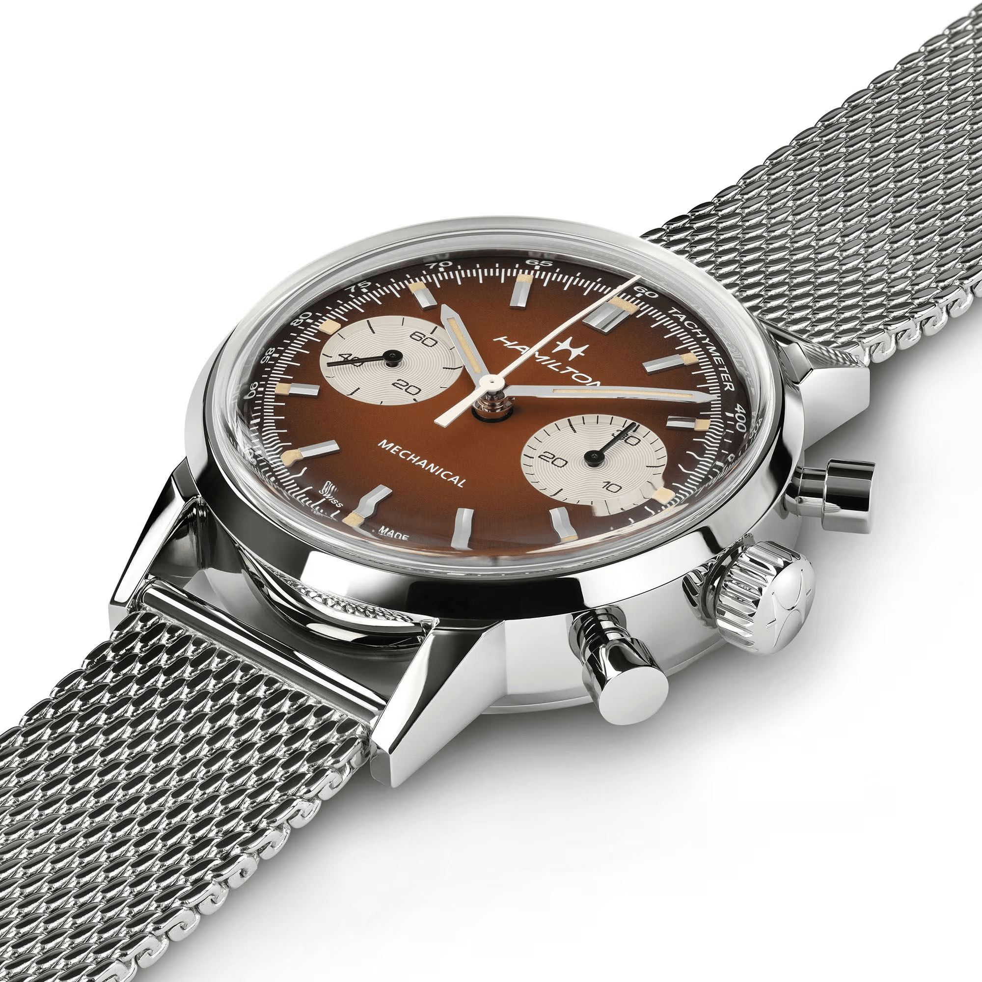 Hamilton American Classic Intra-Matic Chronograph H 40mm Brown Dial Men's Watch H38429591