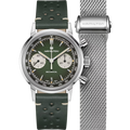 Hamilton American Classic Intra-Matic Chronograph H 40mm Green Dial Men's Watch H38429861
