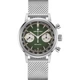 Hamilton American Classic Intra-Matic Chronograph H 40mm Green Dial Men's Watch H38429861