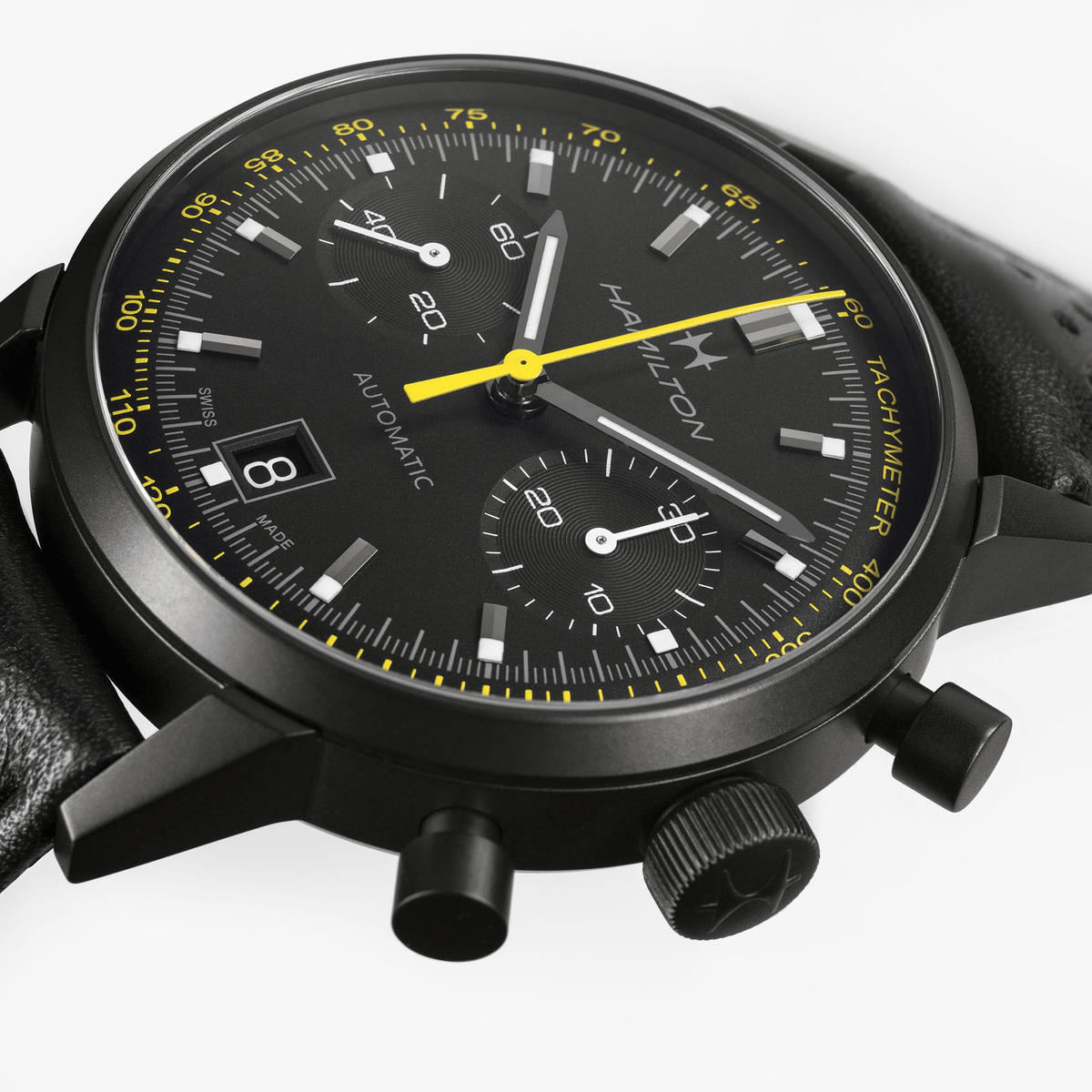 Hamilton American Classic Intra-Matic Auto Chrono 40mm Black Dial Men's Watch H38446731