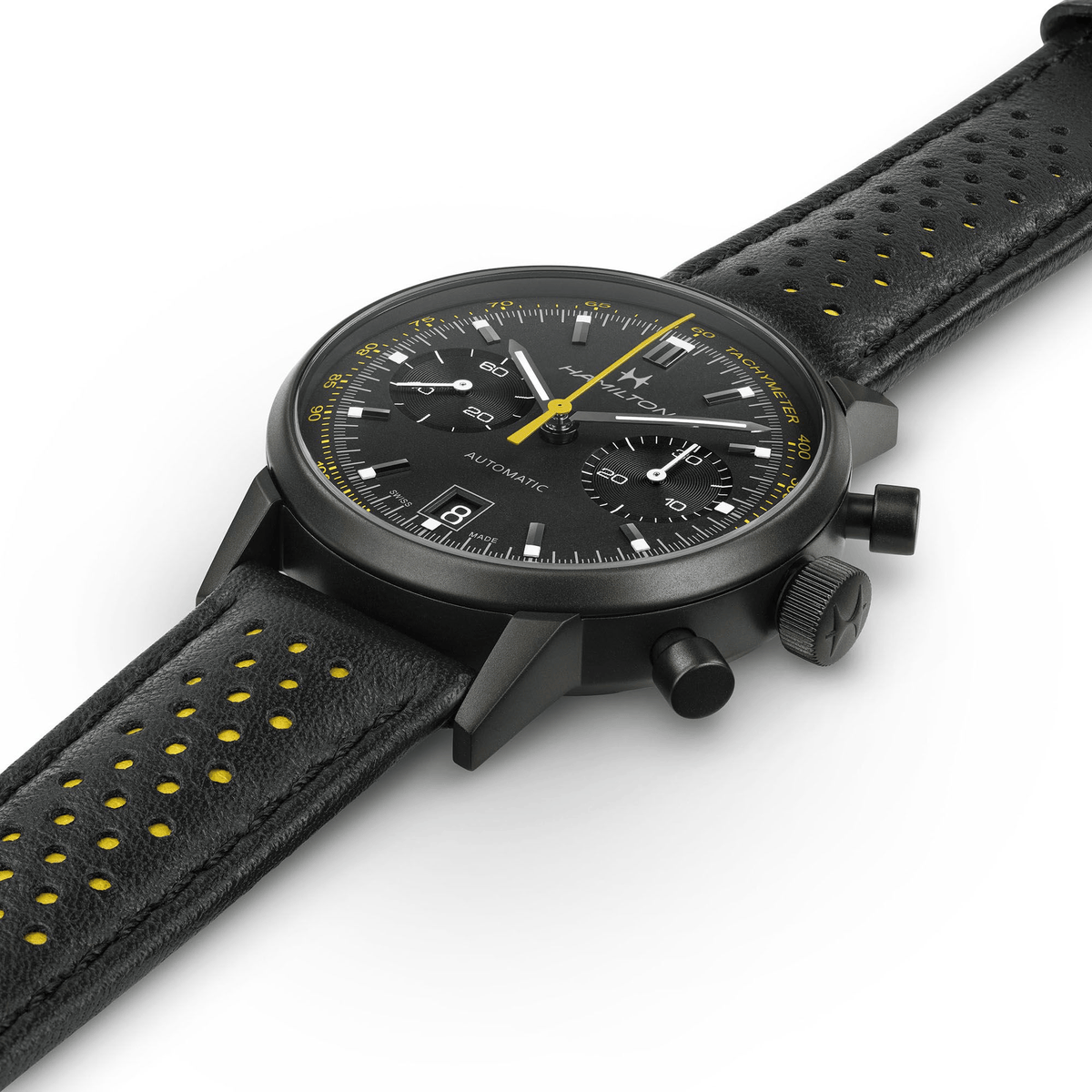 Hamilton American Classic Intra-Matic Auto Chrono 40mm Black Dial Men's Watch H38446731