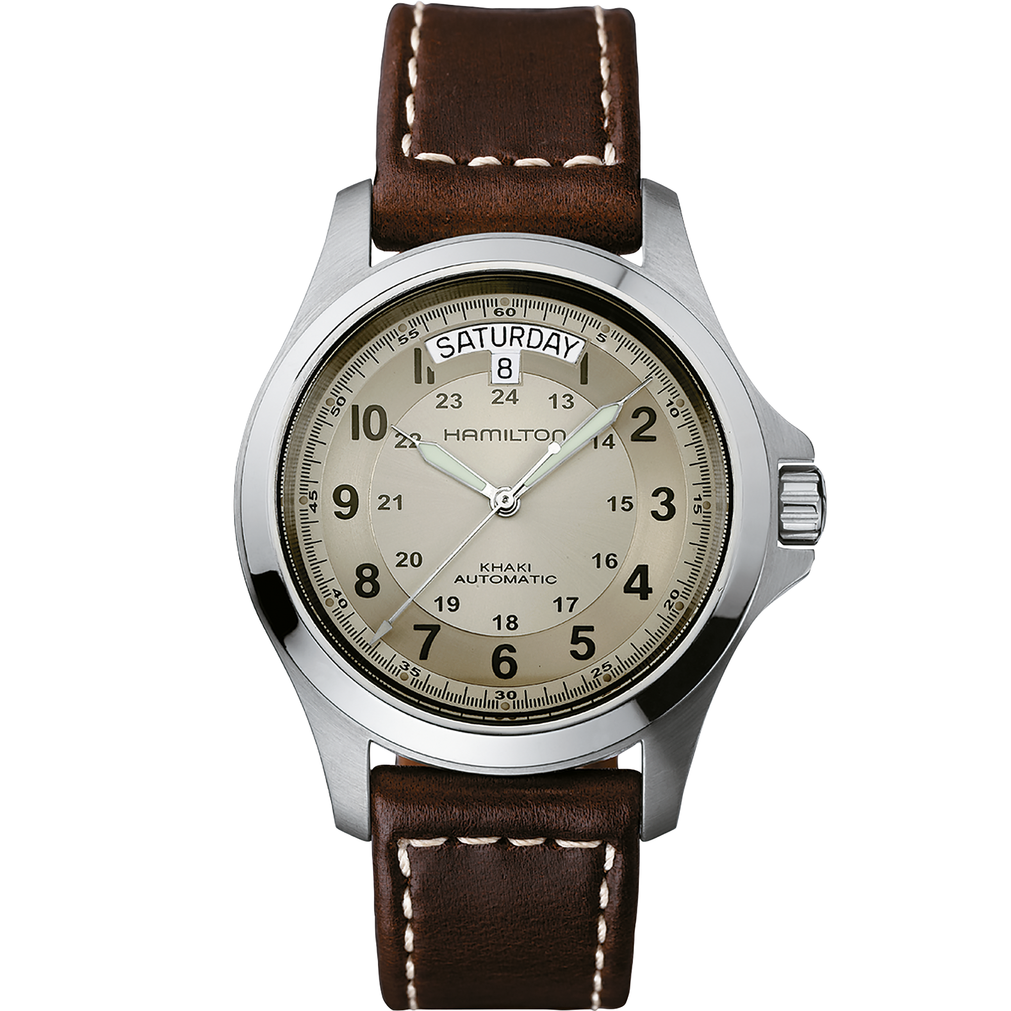 Hamilton Khaki Field King Auto 40mm Beige Dial Men's Watch H64455523