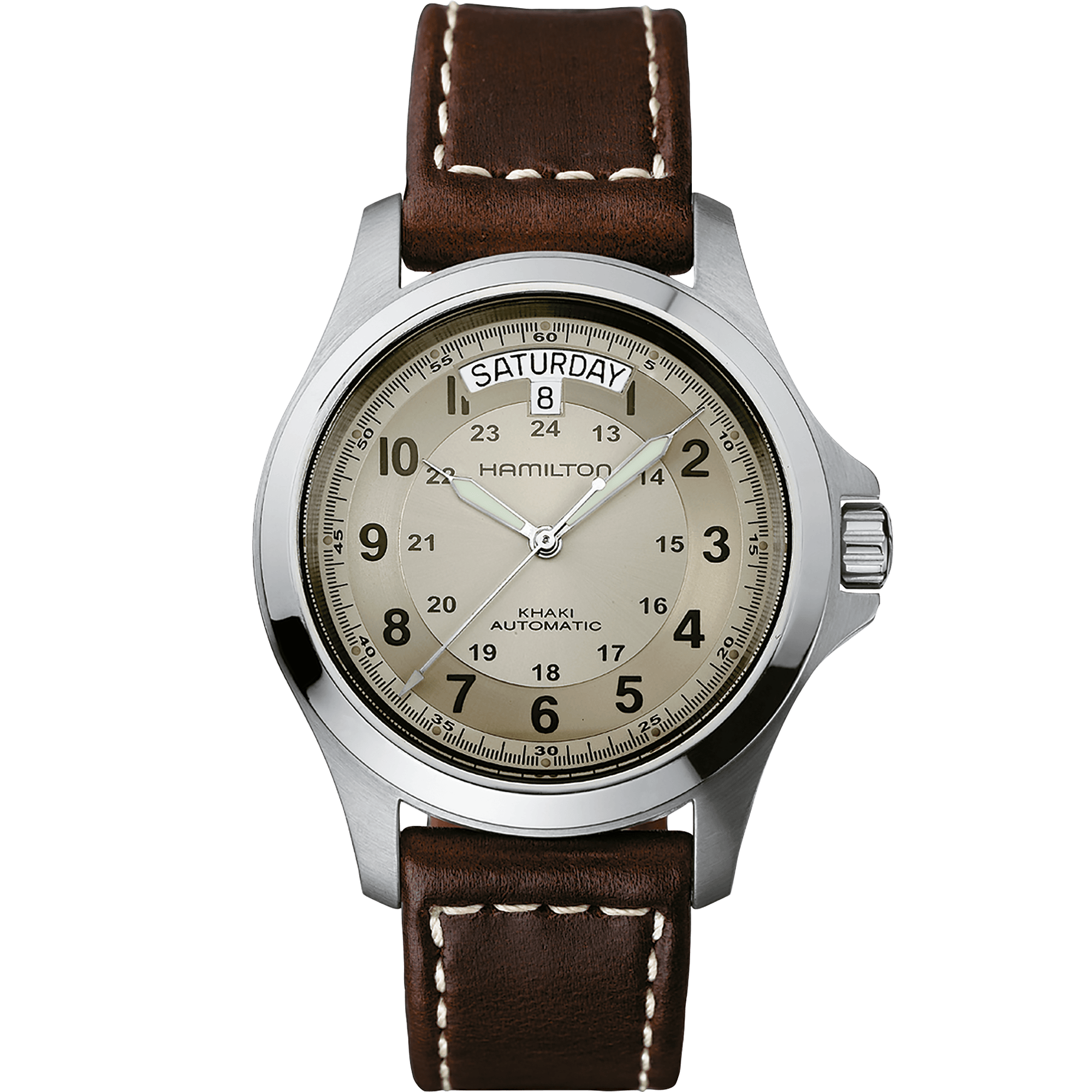 Hamilton Khaki Field King Auto 40mm Beige Dial Men's Watch H64455523