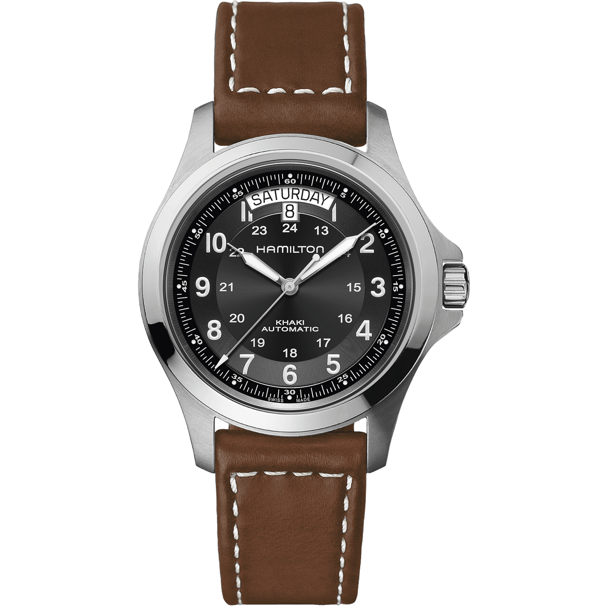 Hamilton Khaki Field King Auto 40mm Black Dial Men's Watch H64455533