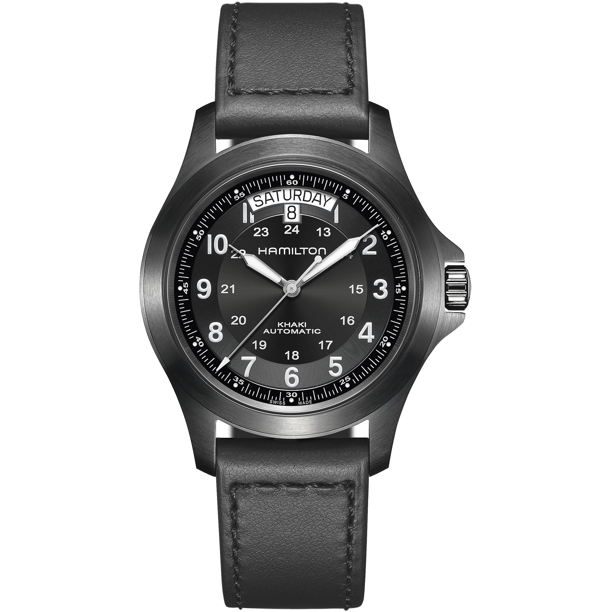 Hamilton Khaki Field King Auto 40mm Black Dial Men's Watch H64465733