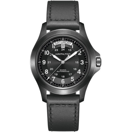 Hamilton Khaki Field King Auto 40mm Black Dial Men's Watch H64465733