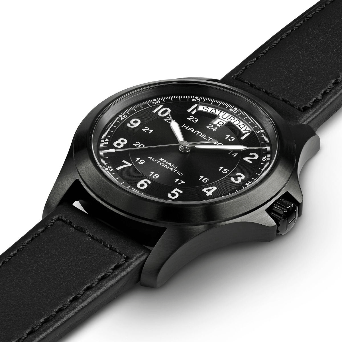 Hamilton Khaki Field King Auto 40mm Black Dial Men's Watch H64465733