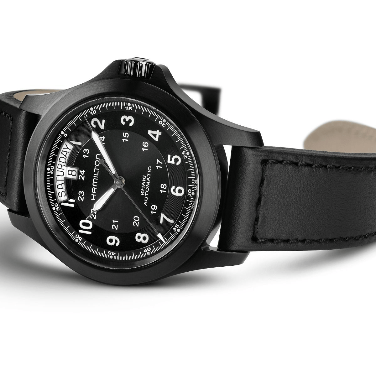 Hamilton Khaki Field King Auto 40mm Black Dial Men's Watch H64465733
