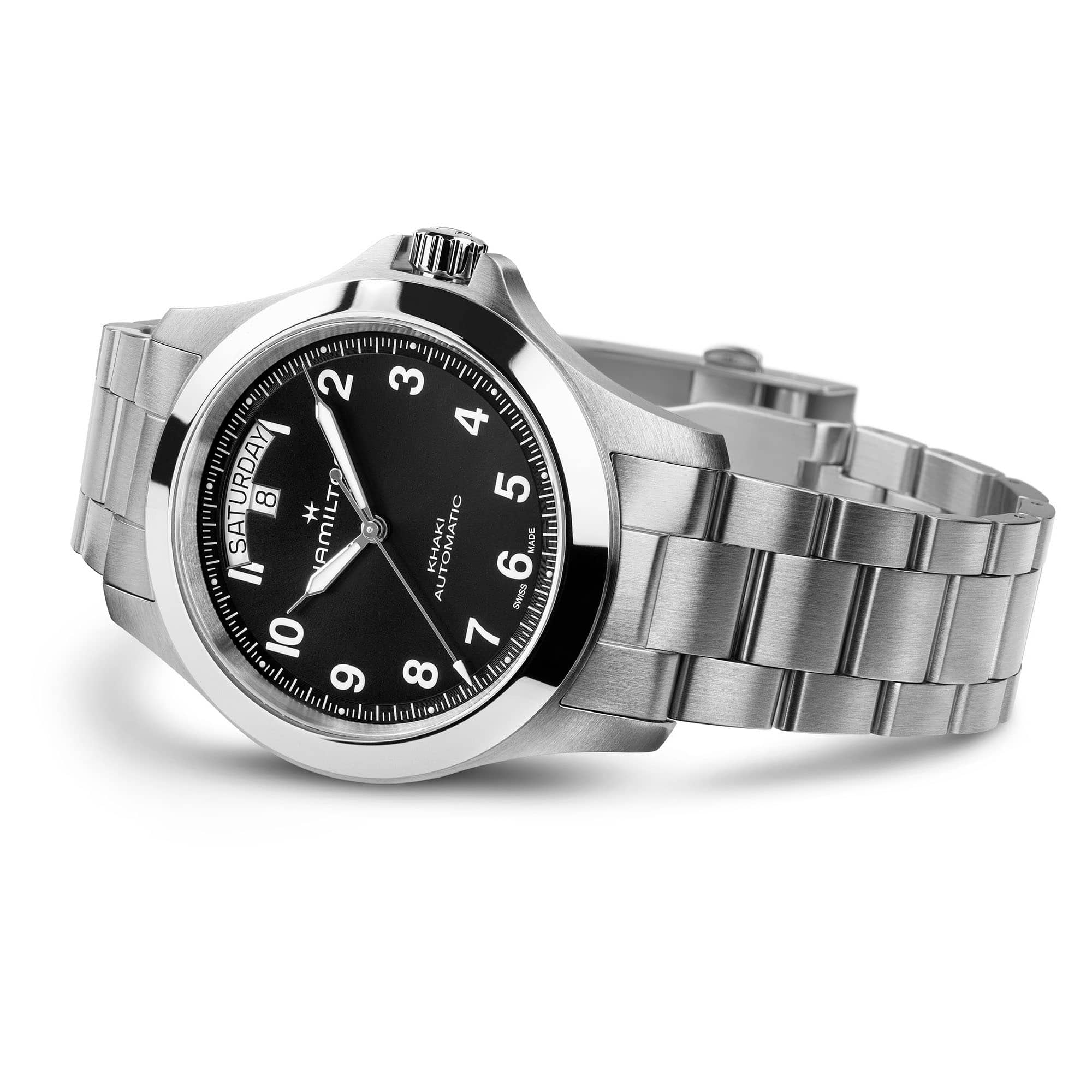 Hamilton Khaki Field King Day-Date 40mm Black Dial Men's Watch H64475131