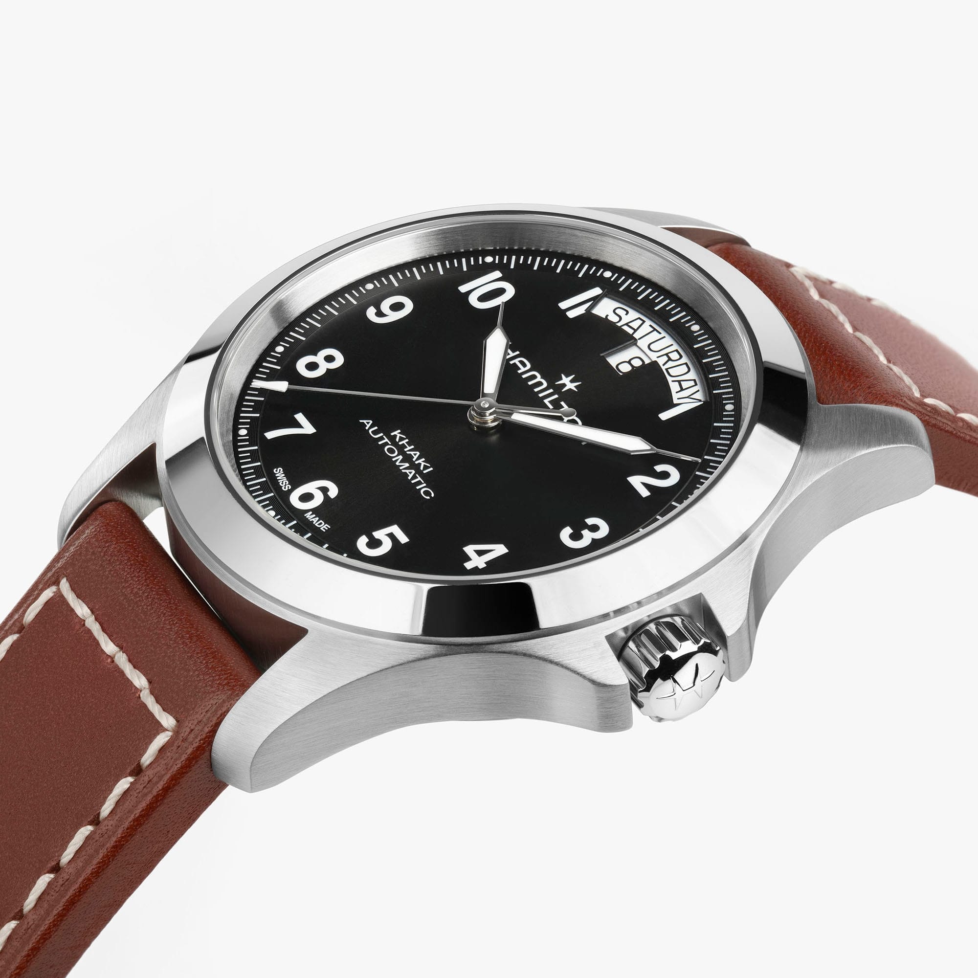 Hamilton Khaki Field King Day-Date 40mm Black Dial Men's Watch H64475531