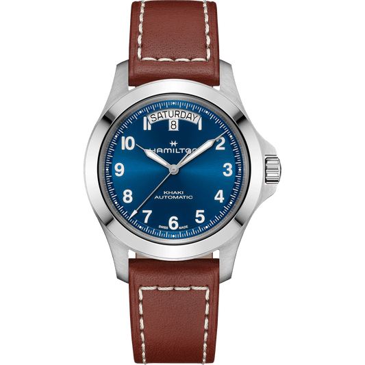 Hamilton Khaki Field King Day-Date 40mm Blue Dial Men's Watch H64475540