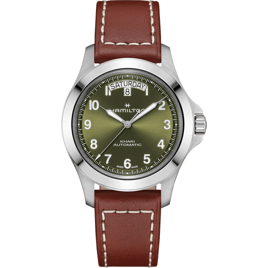 Hamilton Khaki Field King Day-Date 40mm Green Dial Men's Watch H64475560