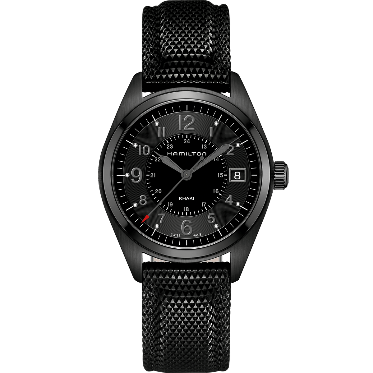 Hamilton Khaki Field Quartz 40mm Black Dial Men's Watch H68401735