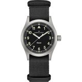 Hamilton Khaki Field Quartz 38mm Black Dial Men's Watch H69401430