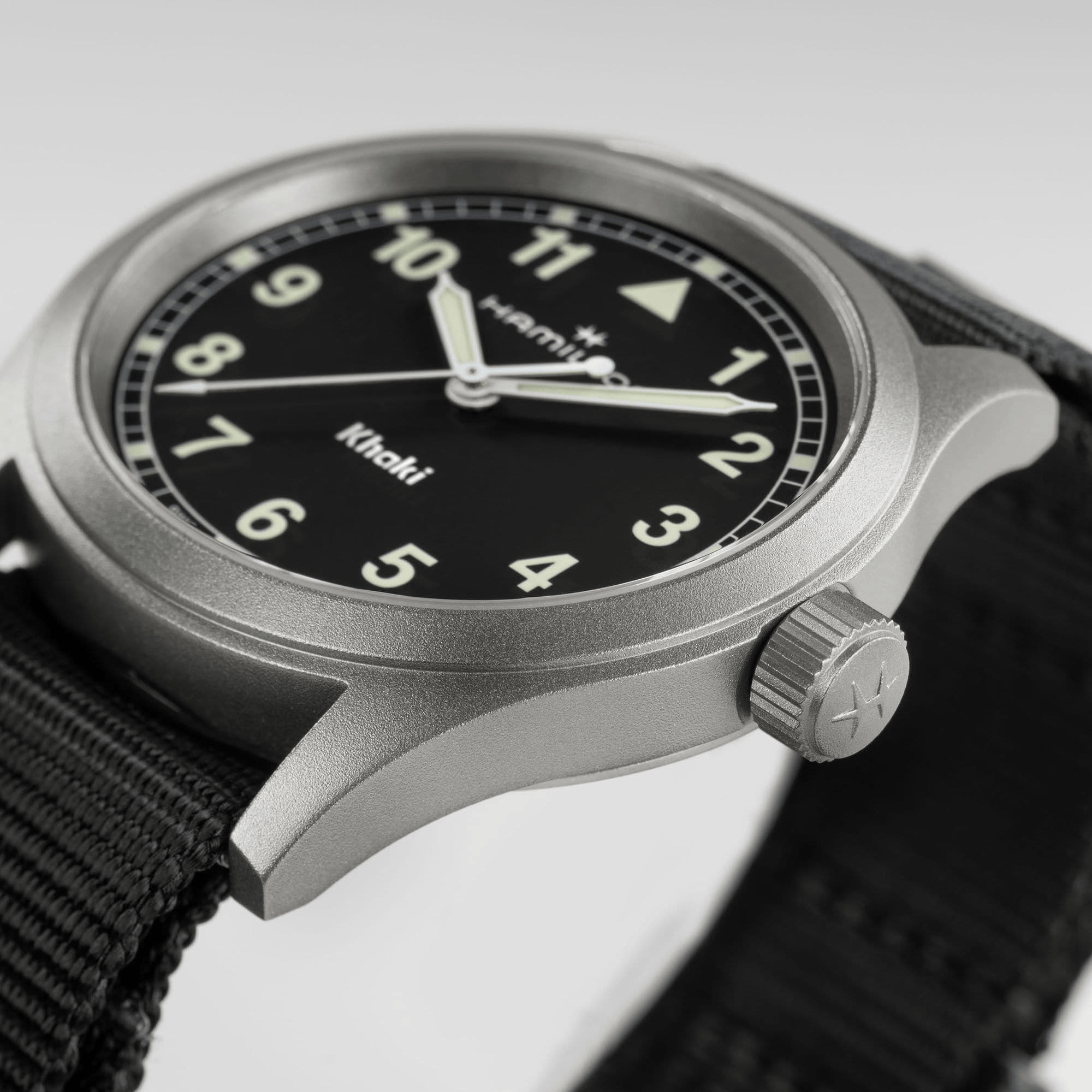 Hamilton Khaki Field Quartz 38mm Black Dial Men's Watch H69401430