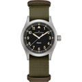 Hamilton Khaki Field Quartz 38mm Black Dial Men's Watch H69401930