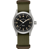 Hamilton Khaki Field Quartz 38mm Black Dial Men's Watch H69401930