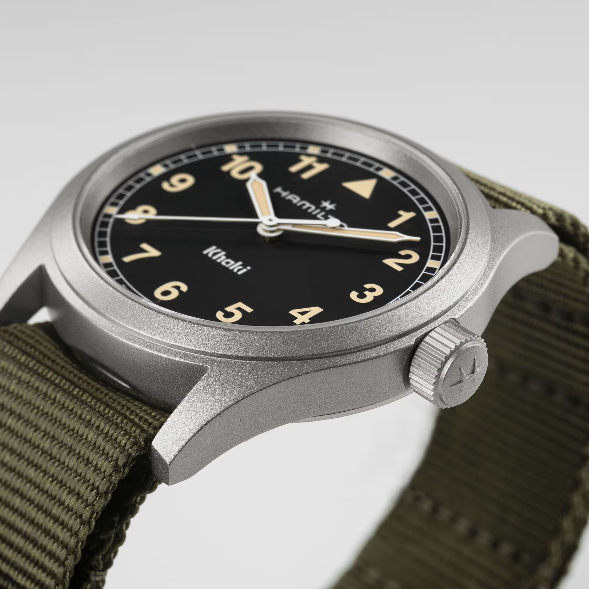 Hamilton Khaki Field Quartz 38mm Black Dial Men's Watch H69401930