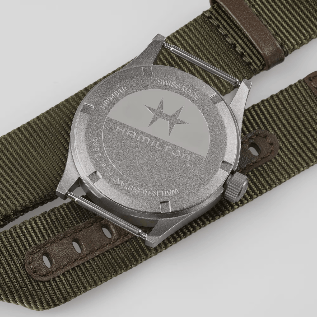 Hamilton Khaki Field Quartz 38mm Black Dial Men's Watch H69401930