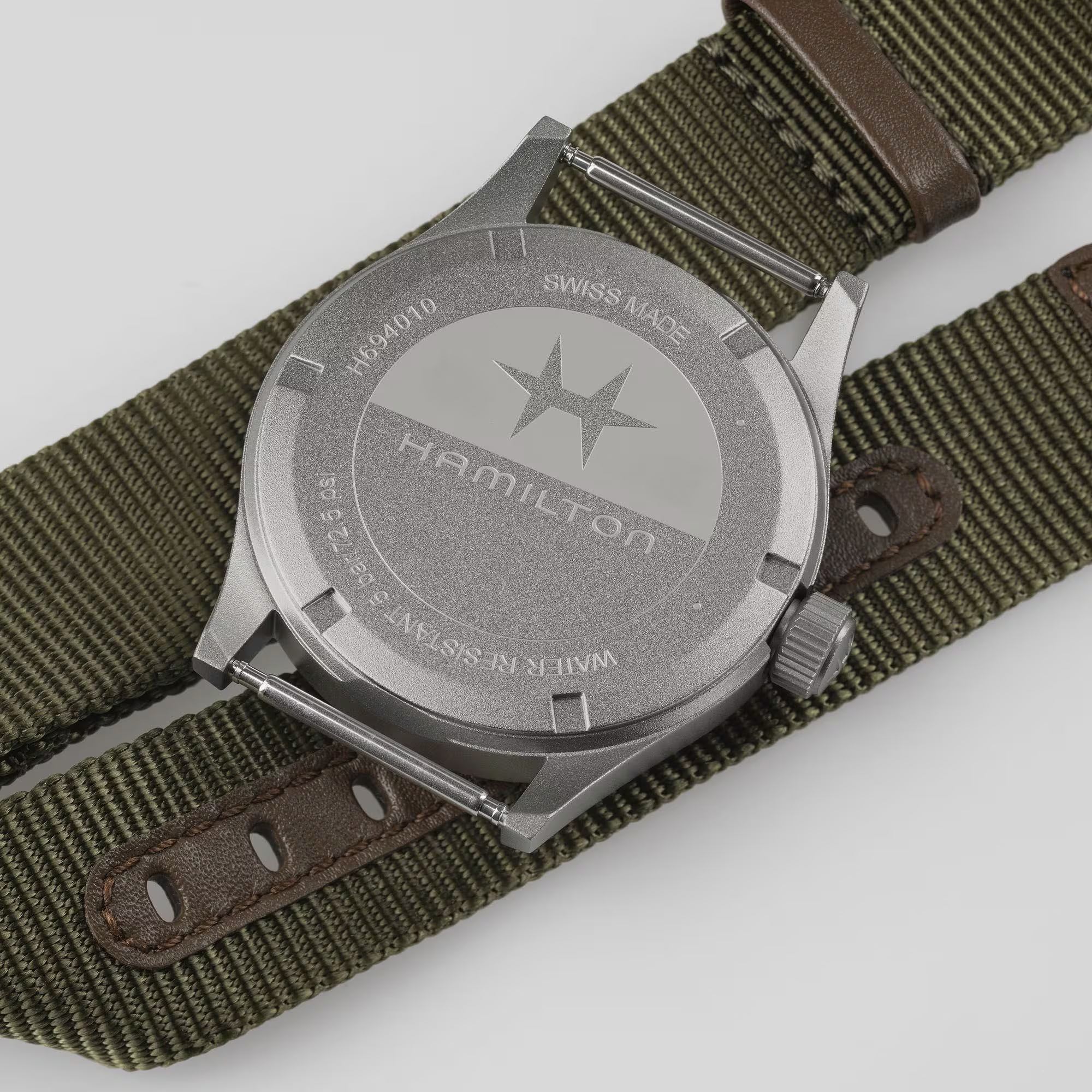 Hamilton Khaki Field Quartz 38mm Black Dial Men's Watch H69401930