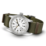 Hamilton Khaki Field Mechanical 38mm White Dial Men's Watch H69439411