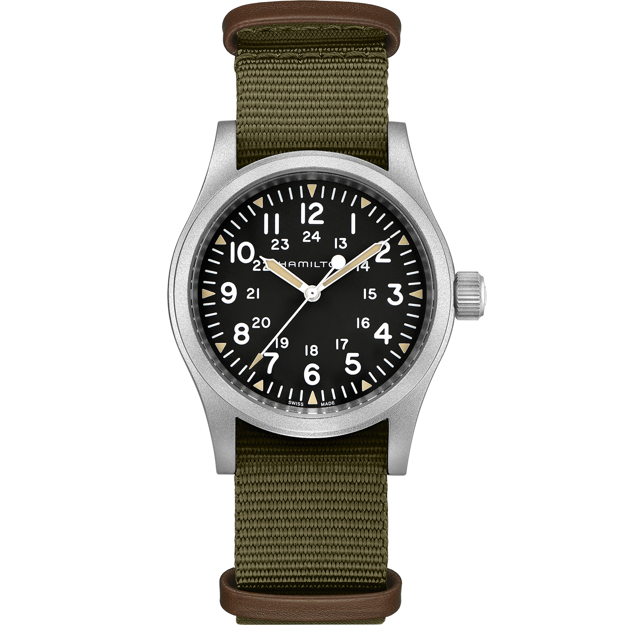 Hamilton Khaki Field Mechanical 38mm Black Dial Men's Watch H69439931