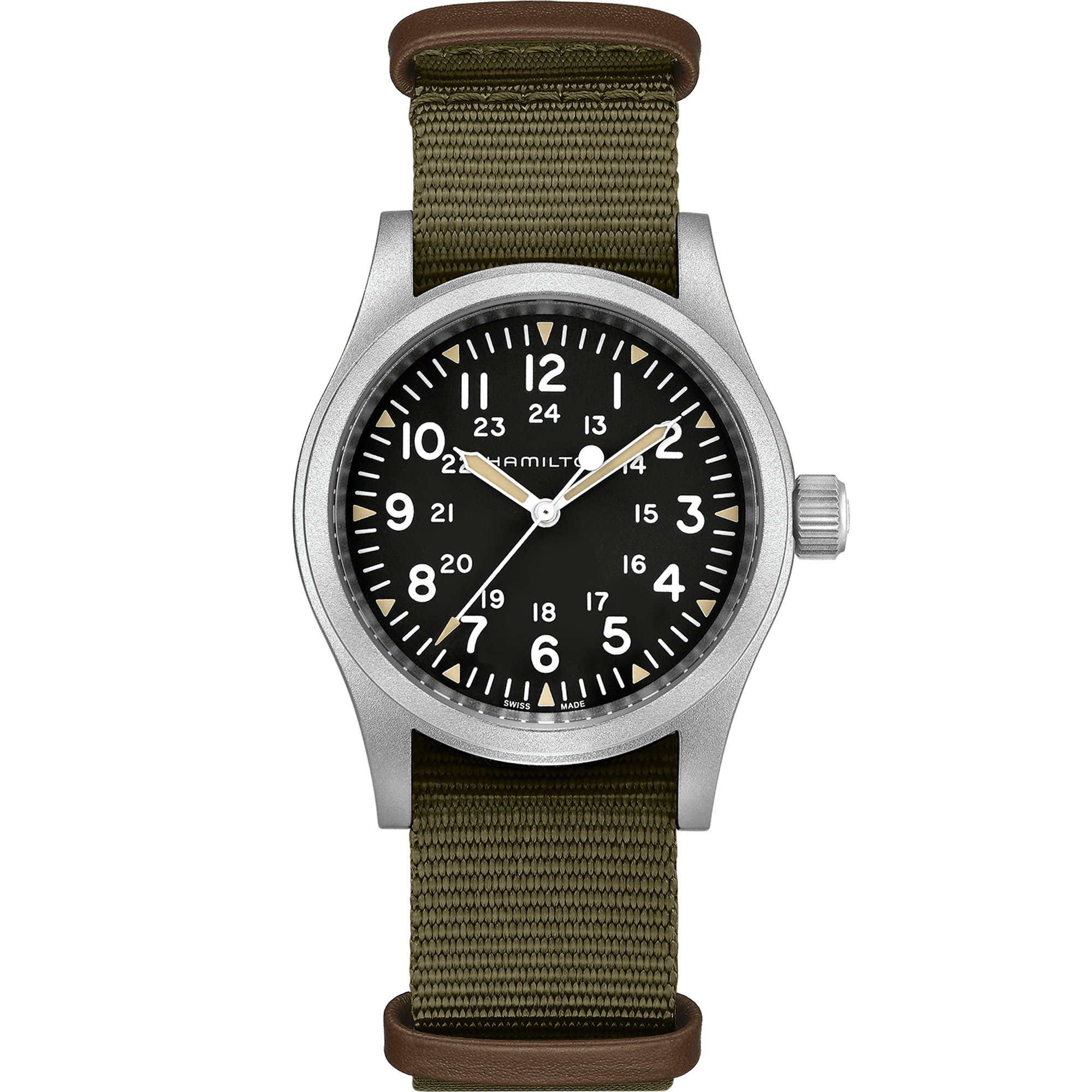 Hamilton Khaki Field Mechanical 38mm Black Dial Men's Watch H69439931
