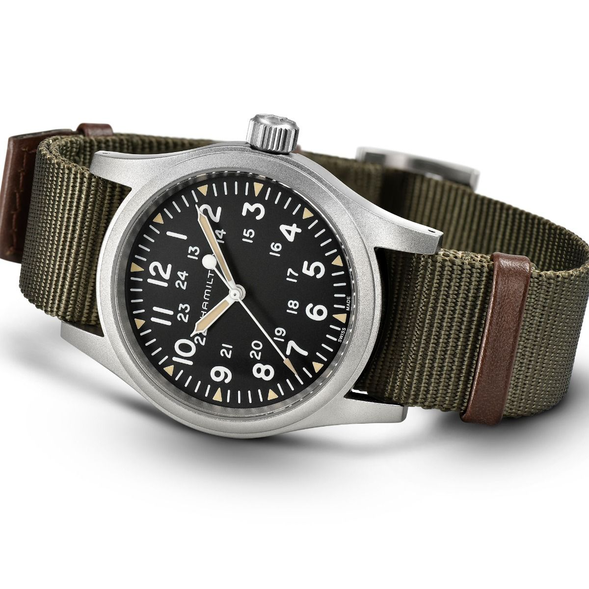 Hamilton Khaki Field Mechanical 38mm Black Dial Men's Watch H69439931