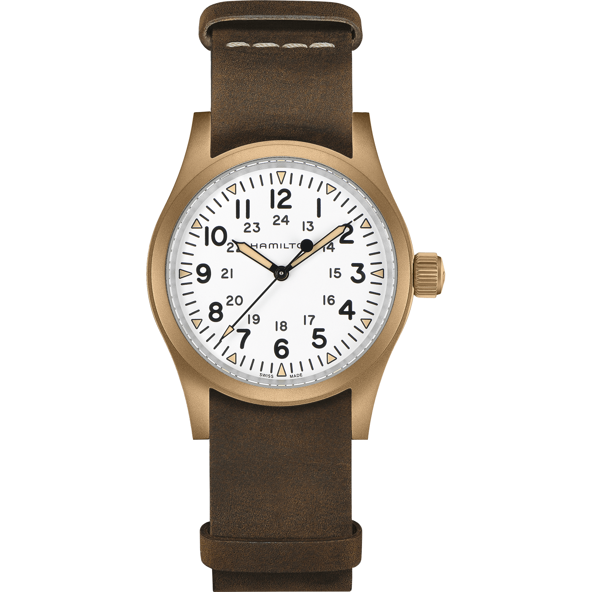 Hamilton Khaki Field Mechanical Bronze Case Men's Watch H69459510