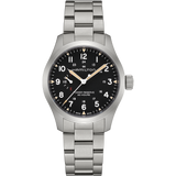 Hamilton Khaki Field Mechanical Power Reserve 40mm Black Dial Men's Watch H69509130